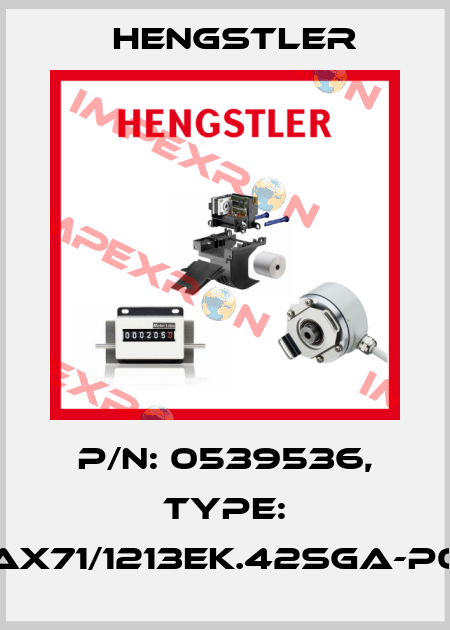 p/n: 0539536, Type: AX71/1213EK.42SGA-P0 Hengstler