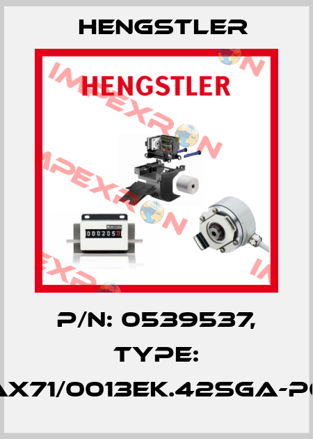 p/n: 0539537, Type: AX71/0013EK.42SGA-P0 Hengstler