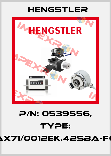 p/n: 0539556, Type: AX71/0012EK.42SBA-F0 Hengstler