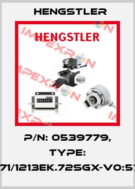 p/n: 0539779, Type: AX71/1213EK.72SGX-V0:5777 Hengstler