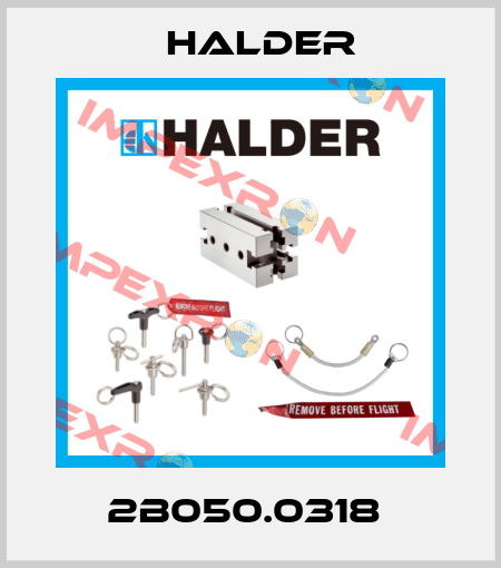 2B050.0318  Halder