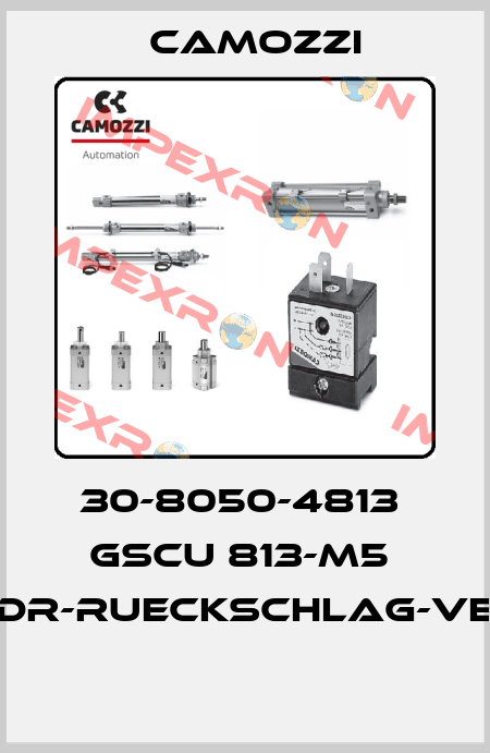 30-8050-4813  GSCU 813-M5  DR-RUECKSCHLAG-VE  Camozzi