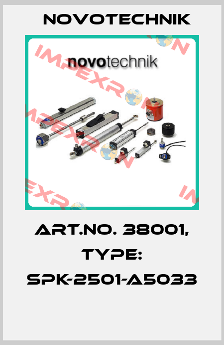 Art.No. 38001, Type: SPK-2501-A5033  Novotechnik
