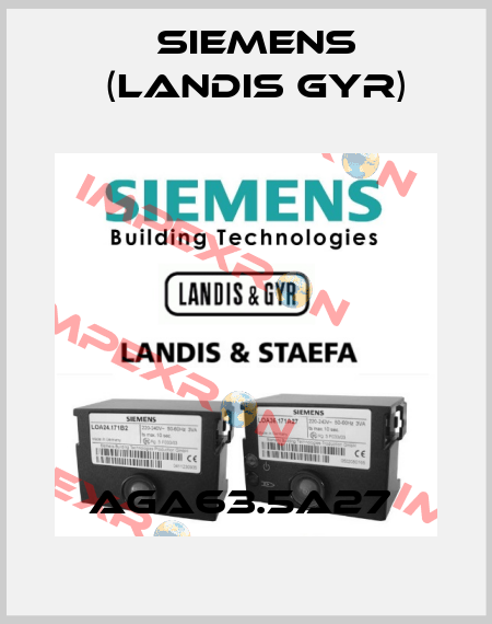 AGA63.5A27  Siemens (Landis Gyr)