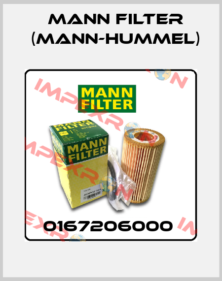 0167206000  Mann Filter (Mann-Hummel)