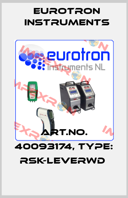 Art.No. 40093174, Type: RSK-LeverWD  Eurotron Instruments