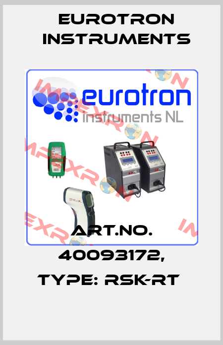 Art.No. 40093172, Type: RSK-RT  Eurotron Instruments