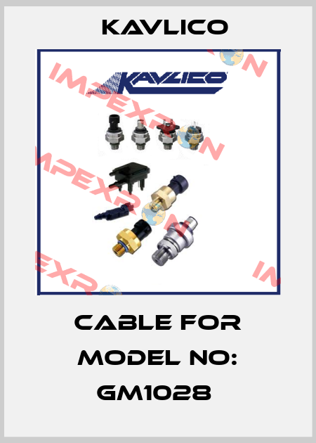 Cable for Model No: GM1028  Kavlico