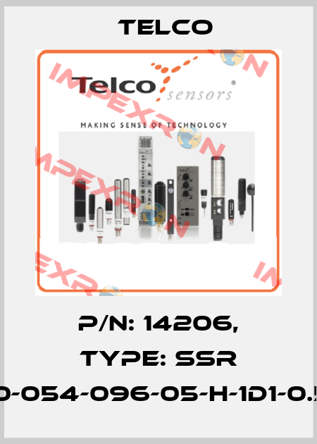 p/n: 14206, Type: SSR 01-10-054-096-05-H-1D1-0.5-J8 Telco