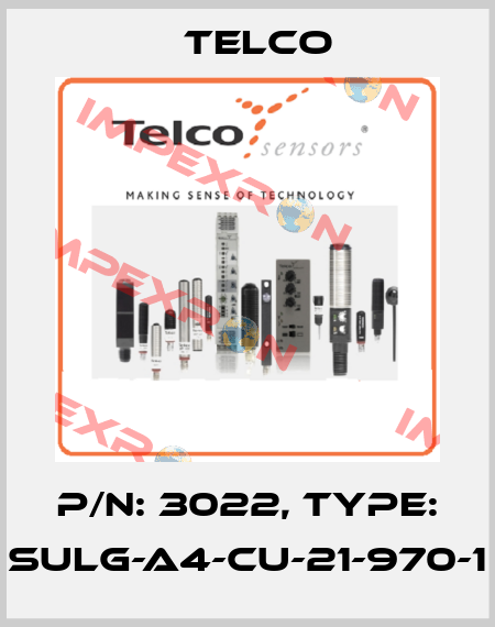 P/N: 3022, Type: SULG-A4-CU-21-970-1 Telco