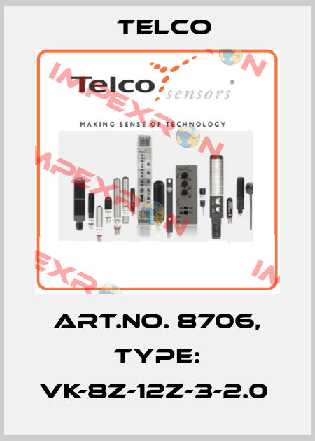 Art.No. 8706, Type: VK-8Z-12Z-3-2.0  Telco