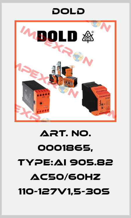 Art. No. 0001865, Type:AI 905.82 AC50/60HZ 110-127V1,5-30S  Dold