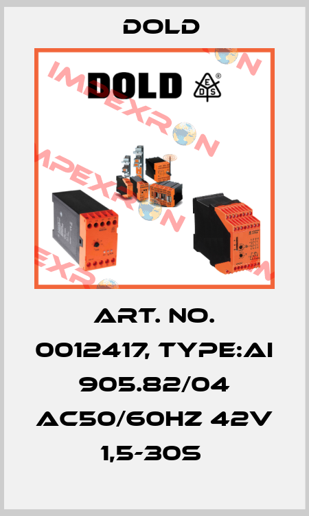 Art. No. 0012417, Type:AI 905.82/04 AC50/60HZ 42V 1,5-30S  Dold