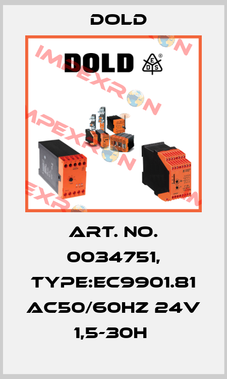 Art. No. 0034751, Type:EC9901.81 AC50/60HZ 24V 1,5-30H  Dold
