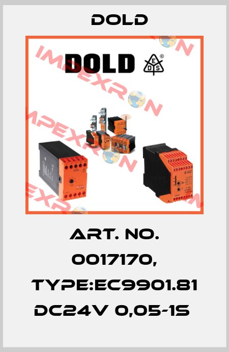 Art. No. 0017170, Type:EC9901.81 DC24V 0,05-1S  Dold