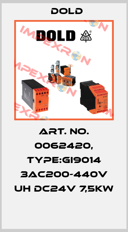 Art. No. 0062420, Type:GI9014 3AC200-440V UH DC24V 7,5KW  Dold