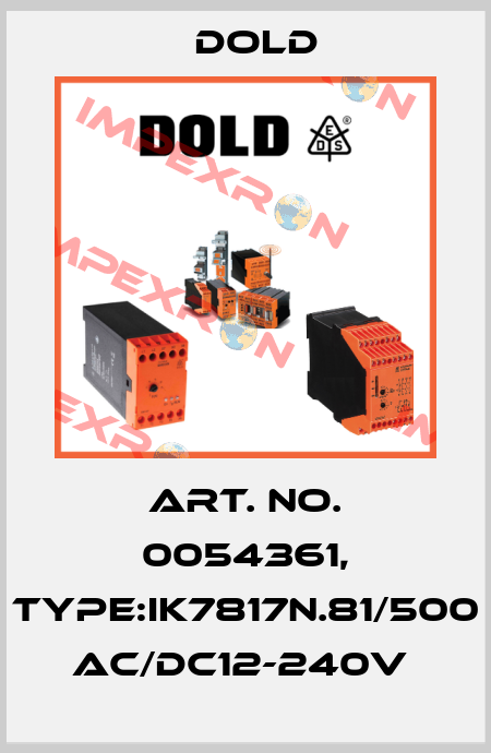 Art. No. 0054361, Type:IK7817N.81/500 AC/DC12-240V  Dold