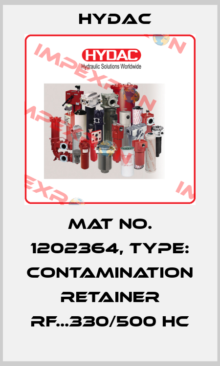 Mat No. 1202364, Type: CONTAMINATION RETAINER RF...330/500 HC Hydac