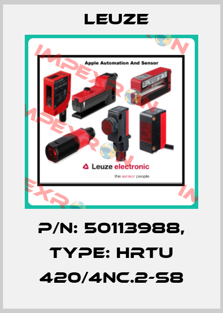 p/n: 50113988, Type: HRTU 420/4NC.2-S8 Leuze