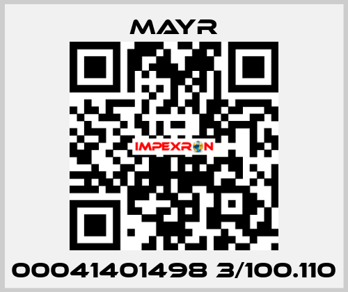 00041401498 3/100.110 Mayr