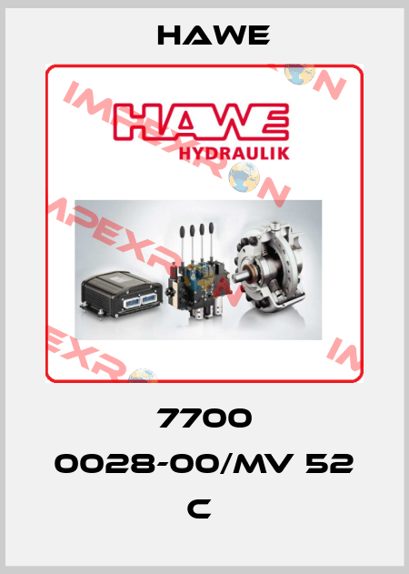 7700 0028-00/MV 52 C  Hawe