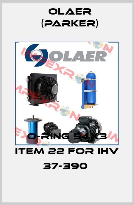 O-RING 54X3 ITEM 22 for IHV 37-390  Olaer (Parker)