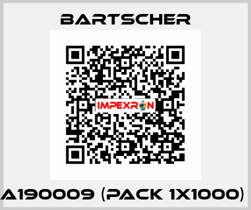 A190009 (pack 1x1000)  Bartscher