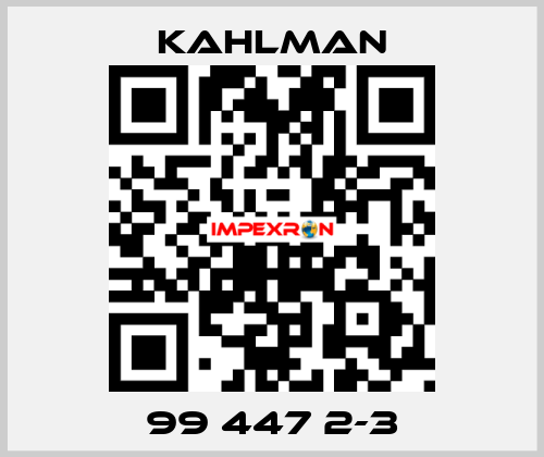 99 447 2-3 Kahlman