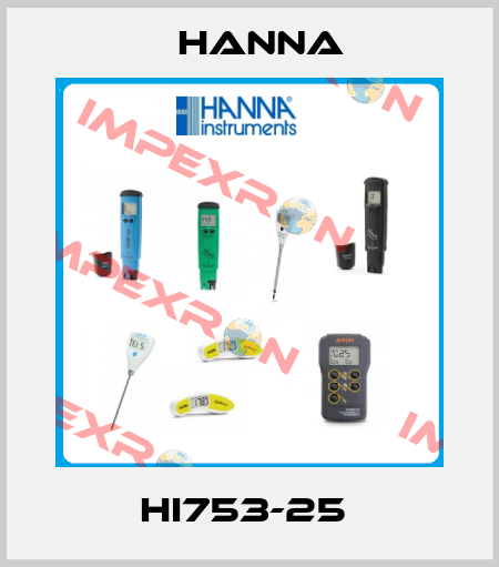 HI753-25  Hanna