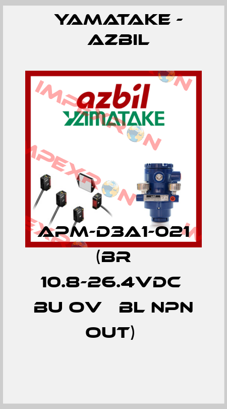APM-D3A1-021 (BR 10.8-26.4VDC  BU OV   BL NPN OUT)  Yamatake - Azbil