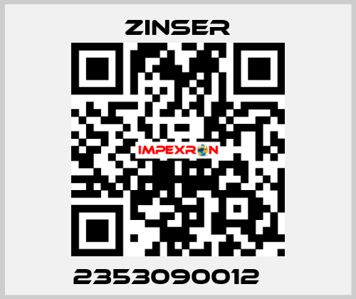 2353090012    Zinser