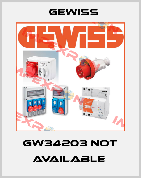 GW34203 not available  Gewiss