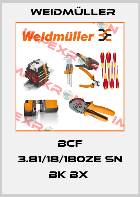 BCF 3.81/18/180ZE SN BK BX  Weidmüller