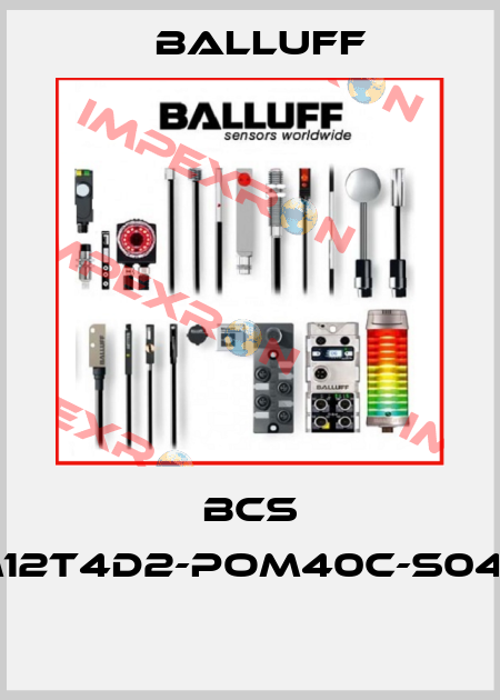 BCS M12T4D2-POM40C-S04G  Balluff