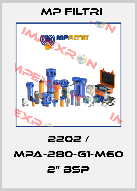 2202 / MPA-280-G1-M60    2" BSP MP Filtri