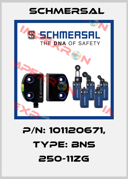 p/n: 101120671, Type: BNS 250-11ZG Schmersal