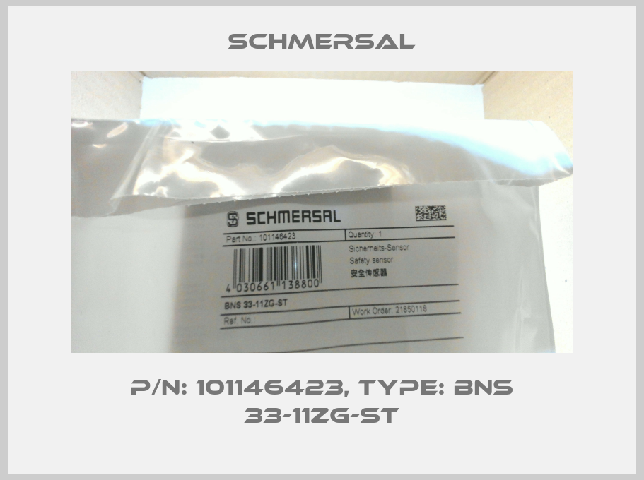 p/n: 101146423, Type: BNS 33-11ZG-ST Schmersal