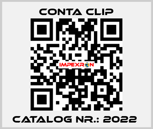 CATALOG NR.: 2022  Conta Clip