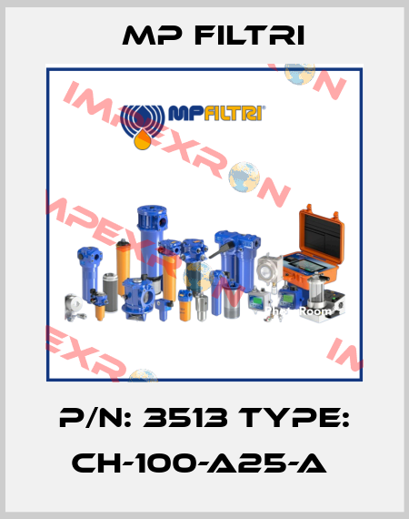 P/N: 3513 Type: CH-100-A25-A  MP Filtri
