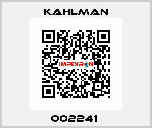 002241  Kahlman