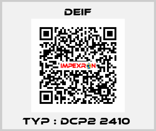 Typ : DCP2 2410  Deif