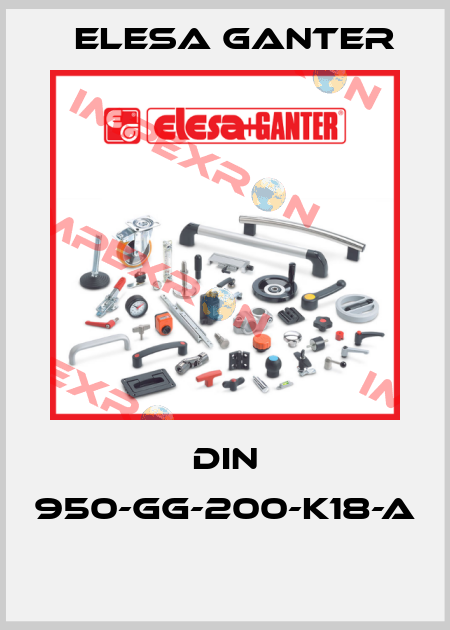 DIN 950-GG-200-K18-A  Elesa Ganter