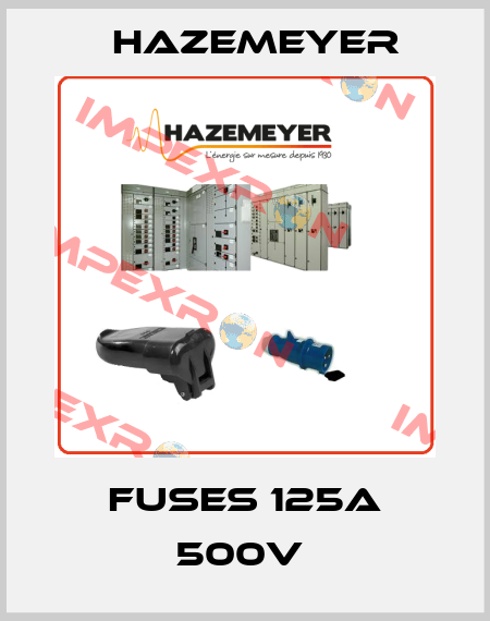 FUSES 125A 500V  Hazemeyer