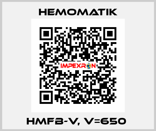 HMFB-V, V=650  Hemomatik