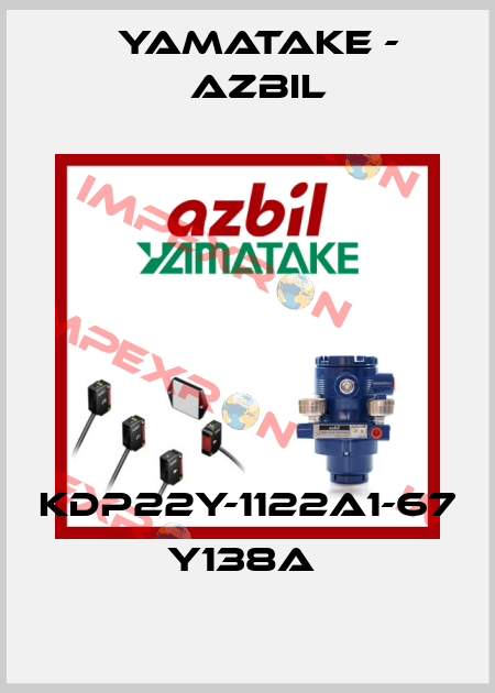 KDP22Y-1122A1-67 Y138A  Yamatake - Azbil