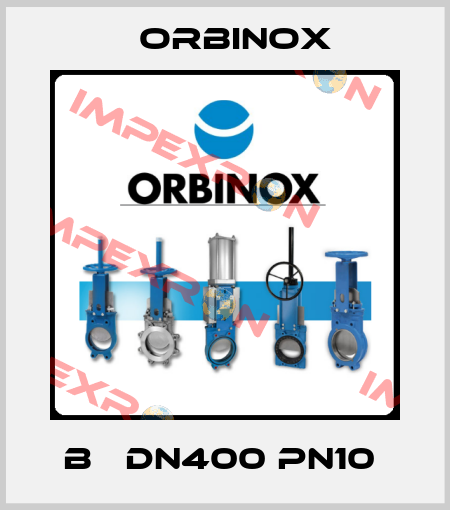 BТ DN400 PN10  Orbinox