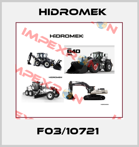 F03/10721  Hidromek