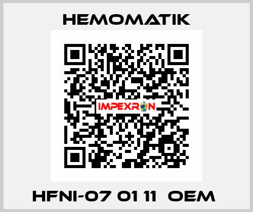 HFNI-07 01 11  OEM  Hemomatik