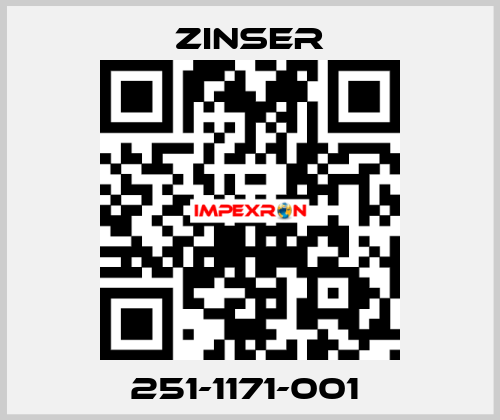  251-1171-001  Zinser