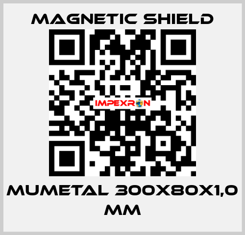 MuMETAL 300x80x1,0 mm Magnetic Shield